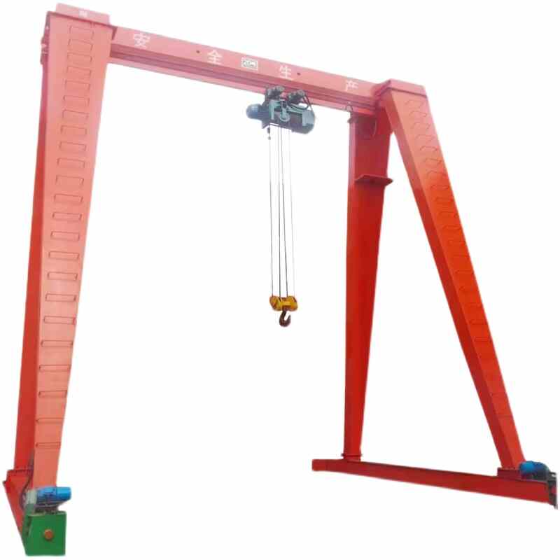 定（dìng）製龍門吊升降單梁10噸電（diàn）動（dòng）5噸花架門式起重機30T雙梁軌道集裝箱